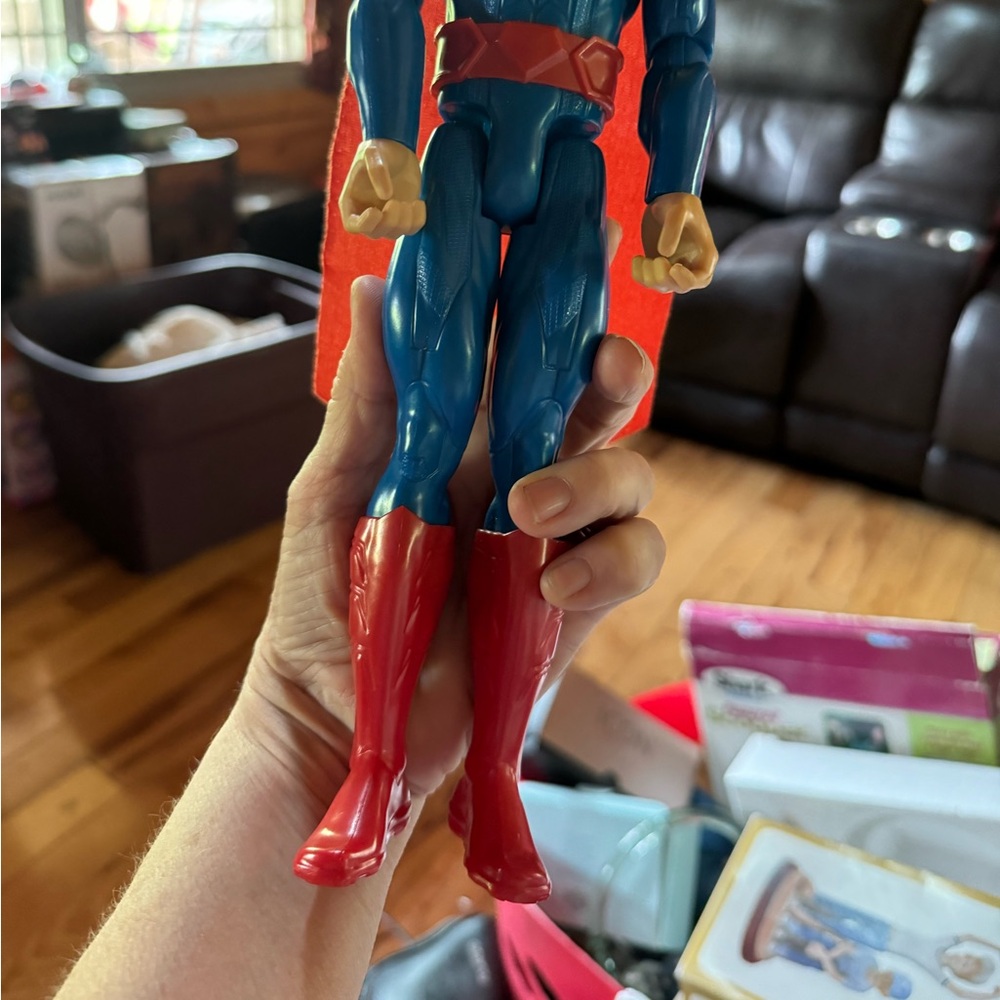 Superman figure.